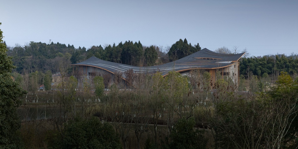 kaizhou music valley exhibition hall by aomo studio shanghai jiao tong university