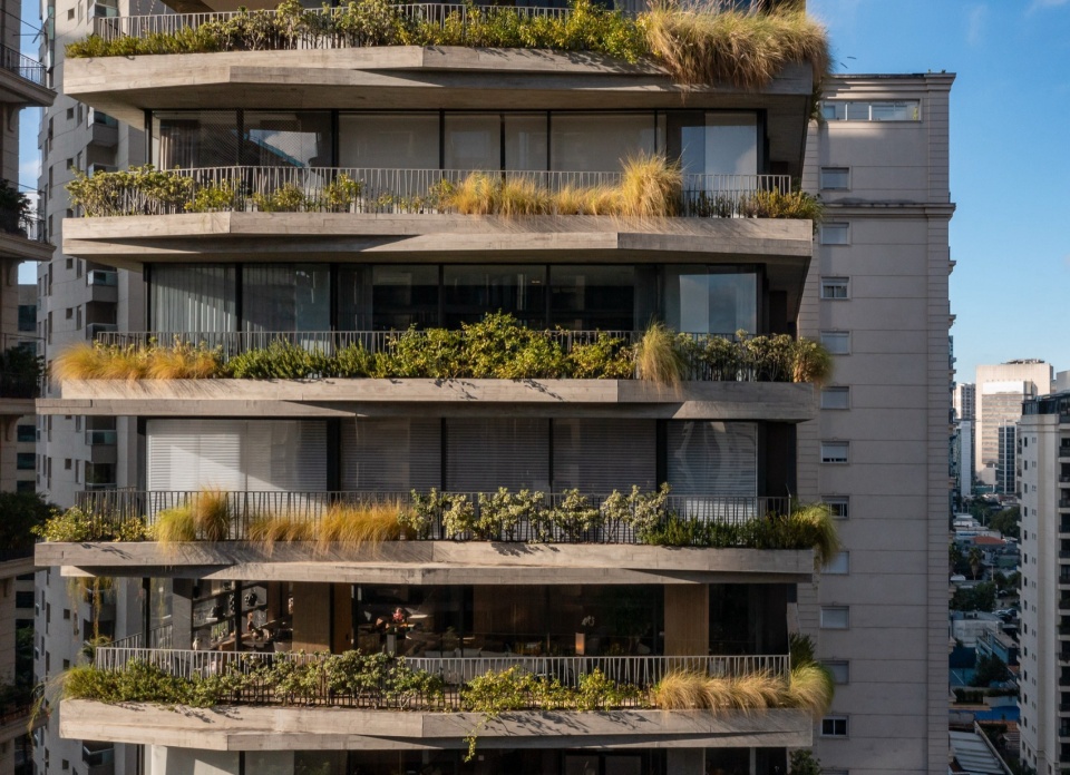 Leopoldo 1201 Building Landscaping by aflalo gasperini arquitetos