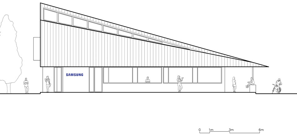 samsung library no3 by wall architects of xauat