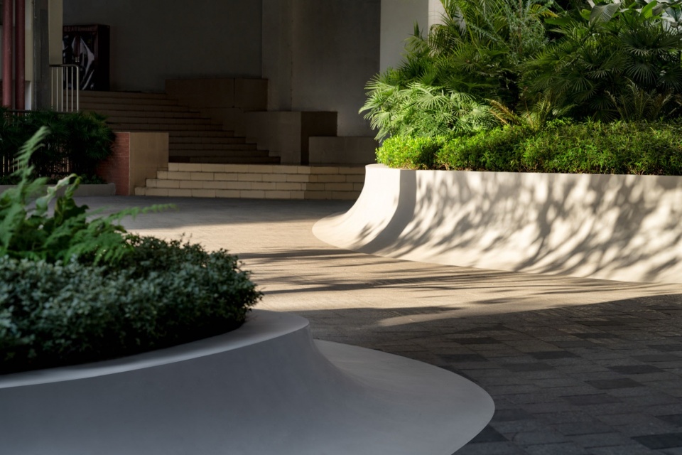 guangzhou nanfang college panyu middle school landscape renovation by ballistic architecture machine bam