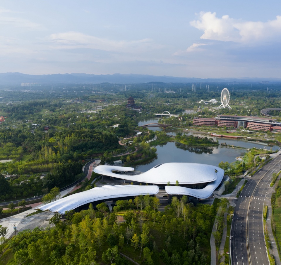 main pavilion of the international horticultural exhibition 2024 chengdu