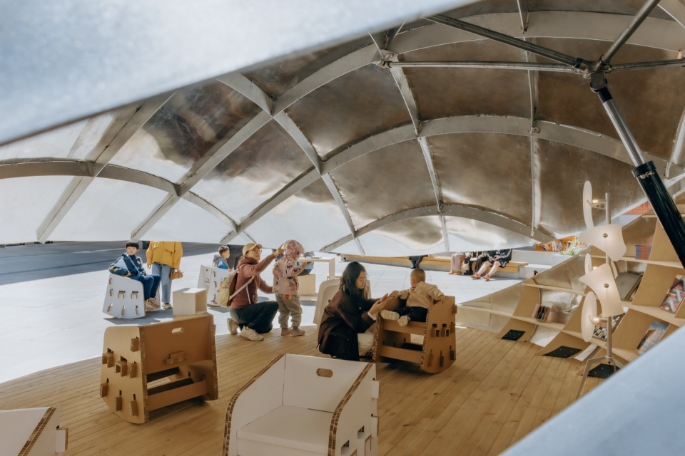 Shell Book Pavilion by LUO studio