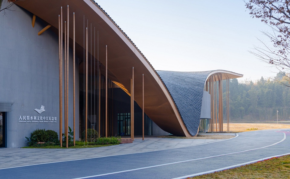 kaizhou music valley exhibition hall by aomo studio shanghai jiao tong university
