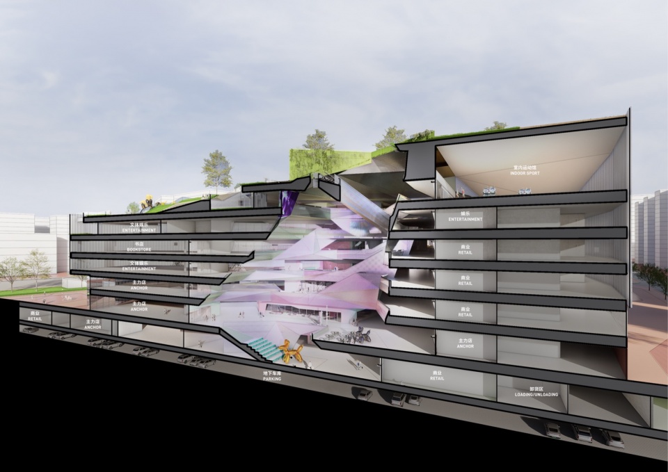 joy city qingyang chengdu by remix studio china southwest architectural design and research institute