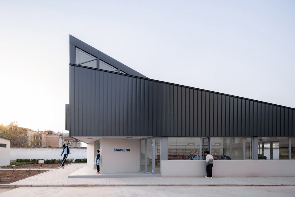 samsung library no3 by wall architects of xauat