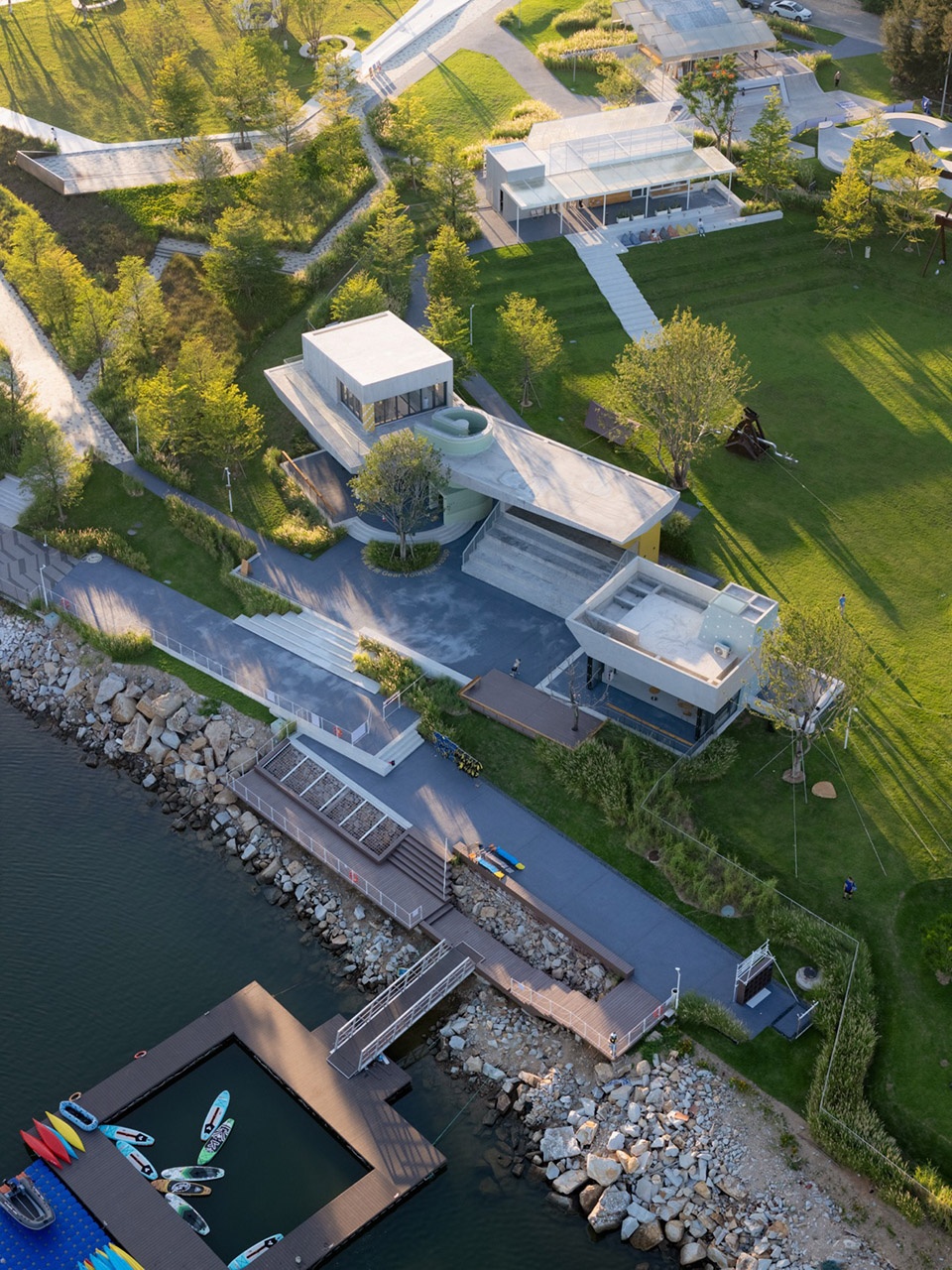 Landscape Design of the First Opening Area of the Double Happiness Island Sports Cluster by Yudao Studio