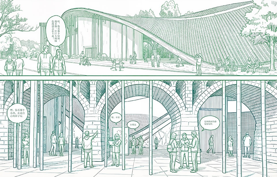 kaizhou music valley exhibition hall by aomo studio shanghai jiao tong university