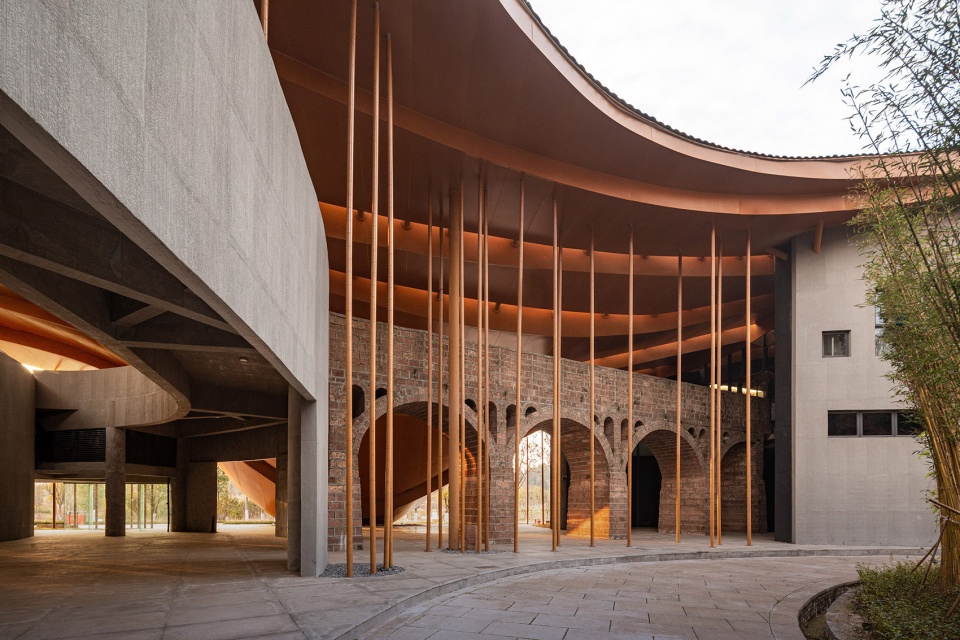 kaizhou music valley exhibition hall by aomo studio shanghai jiao tong university