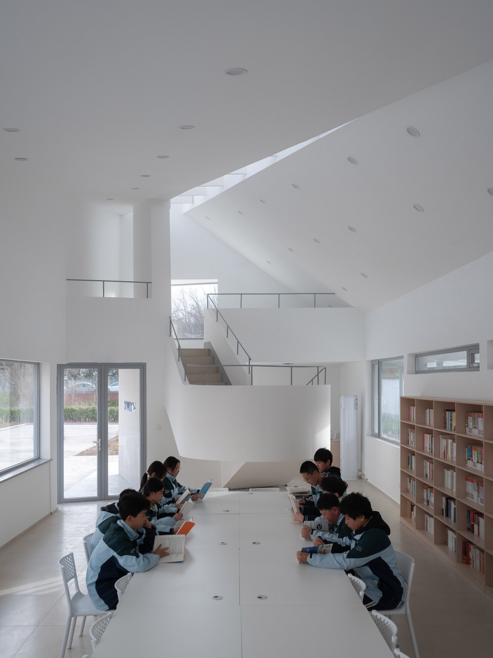 samsung library no3 by wall architects of xauat
