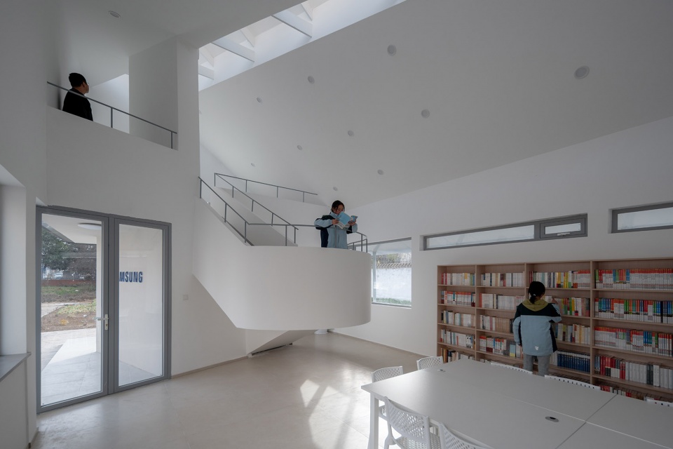 samsung library no3 by wall architects of xauat