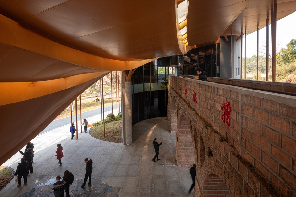 kaizhou music valley exhibition hall by aomo studio shanghai jiao tong university