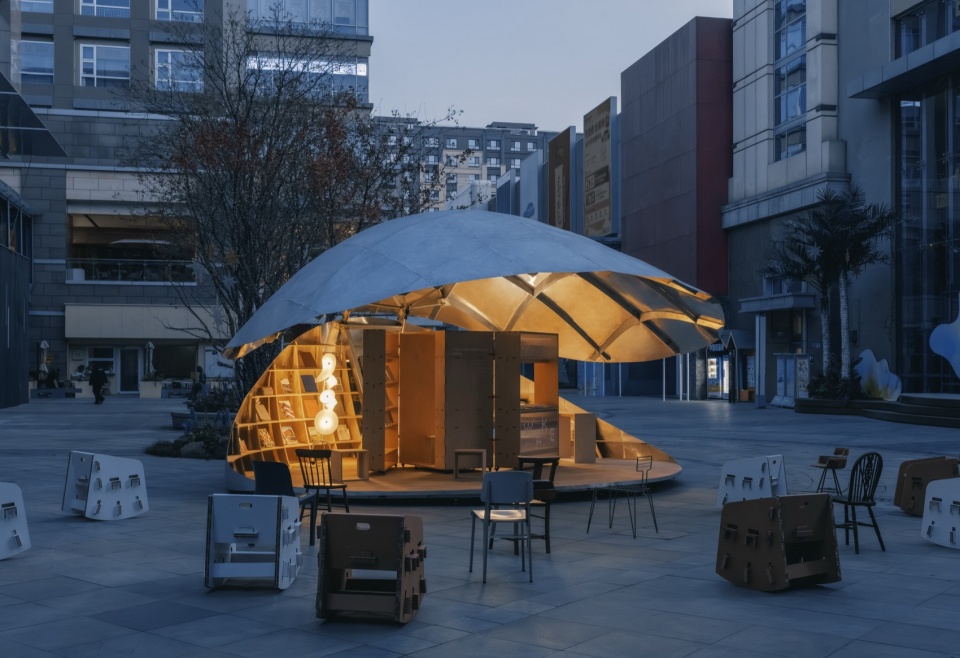 Shell Book Pavilion by LUO studio