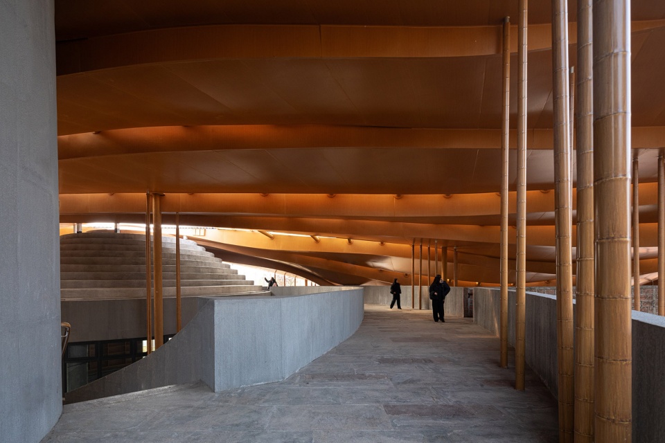 kaizhou music valley exhibition hall by aomo studio shanghai jiao tong university