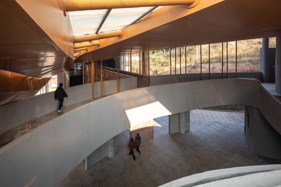 kaizhou music valley exhibition hall by aomo studio shanghai jiao tong university
