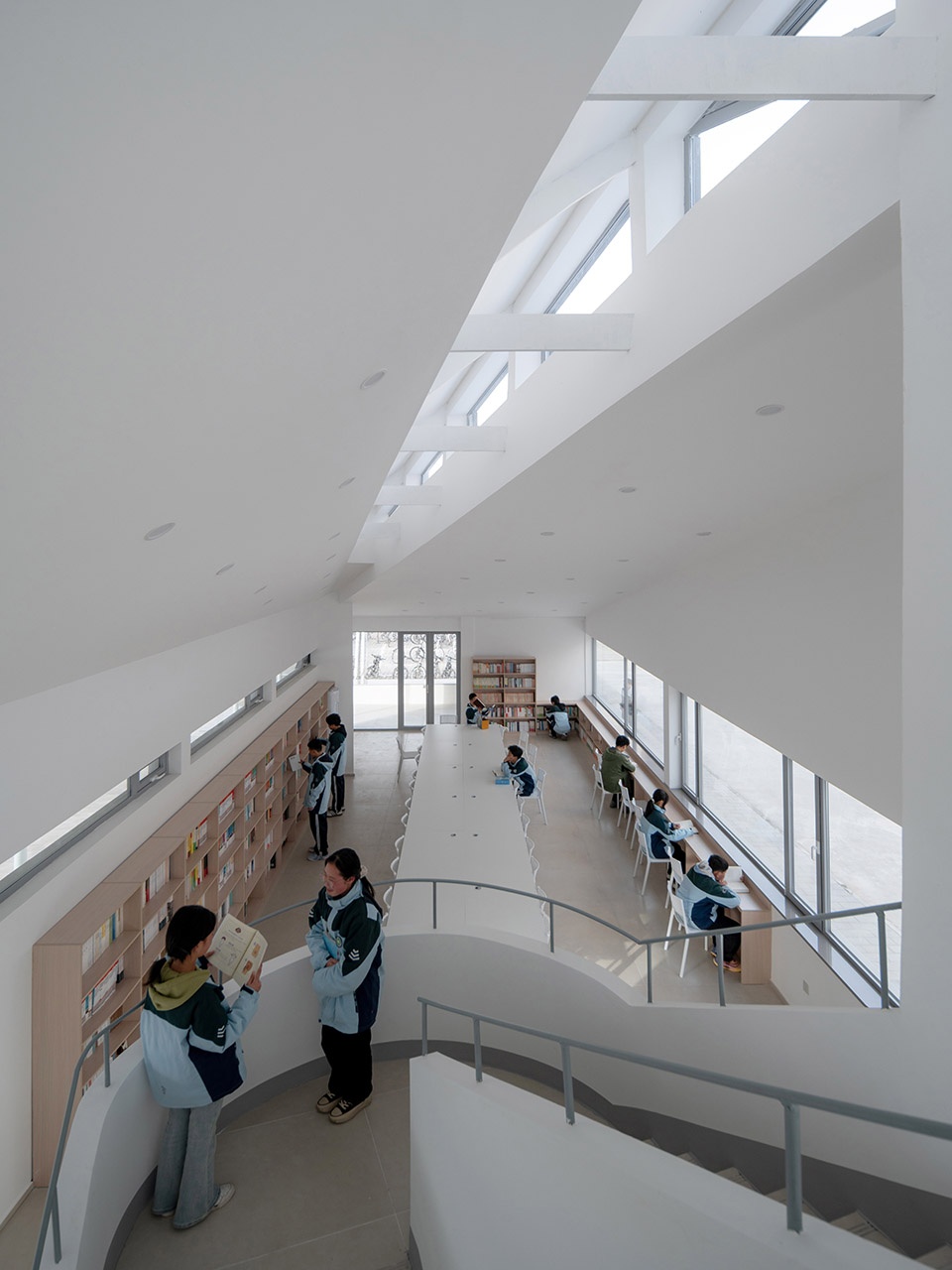 samsung library no3 by wall architects of xauat