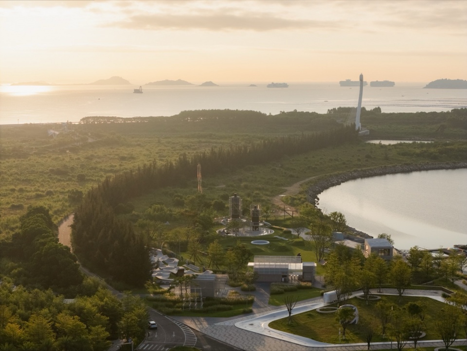 Landscape Design of the First Opening Area of the Double Happiness Island Sports Cluster by Yudao Studio