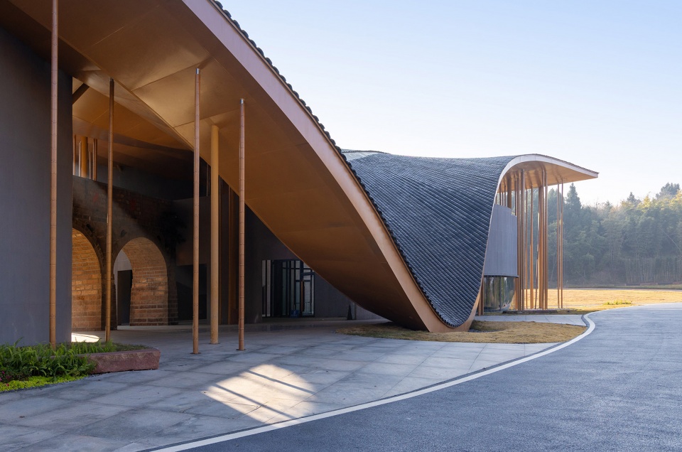 kaizhou music valley exhibition hall by aomo studio shanghai jiao tong university