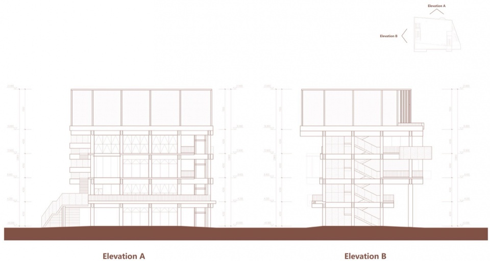 Jinyi Coordinate Design of Building 2 Tianjin First Machine Tool Plant by CM Design