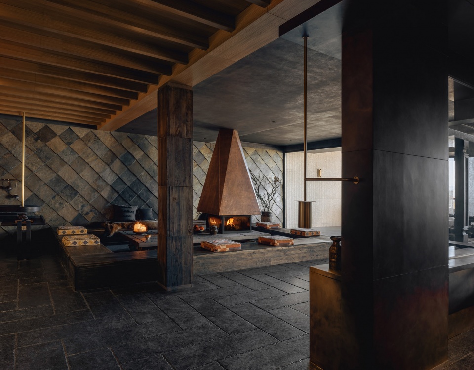 kawagebo snow mountain hotel by moguang studio