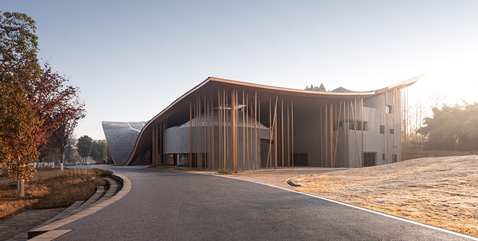 kaizhou music valley exhibition hall by aomo studio shanghai jiao tong university