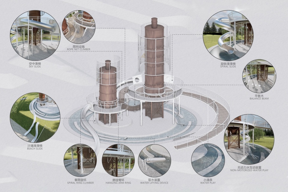 Landscape Design of the First Opening Area of the Double Happiness Island Sports Cluster by Yudao Studio