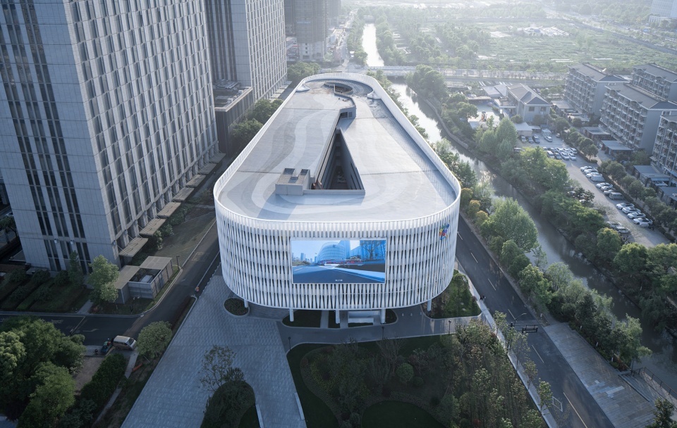 hangzhou qian tou haida parking building china by architectural design research institute of zhejiang university