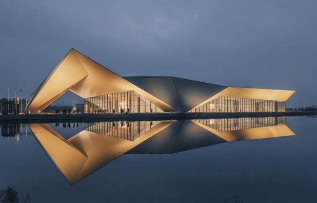Wuhan International Village Forum by Kengo Kuma and Associates