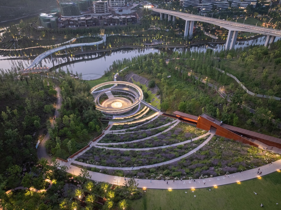 chongqing luxerivers green heart park by chongqing tianhua horticulture
