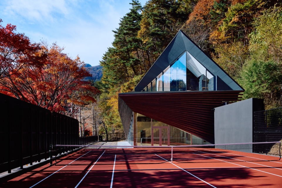 villa fuji kawaguchiko aero by kengo kuma