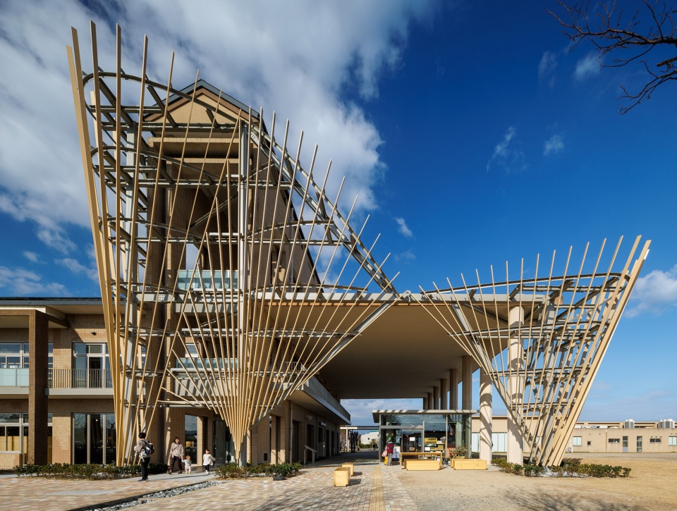 chikujo town public library by kengo kuma
