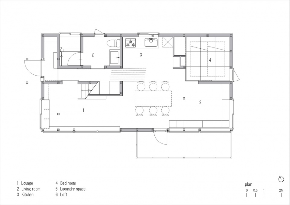 house in kusatsu by note architects