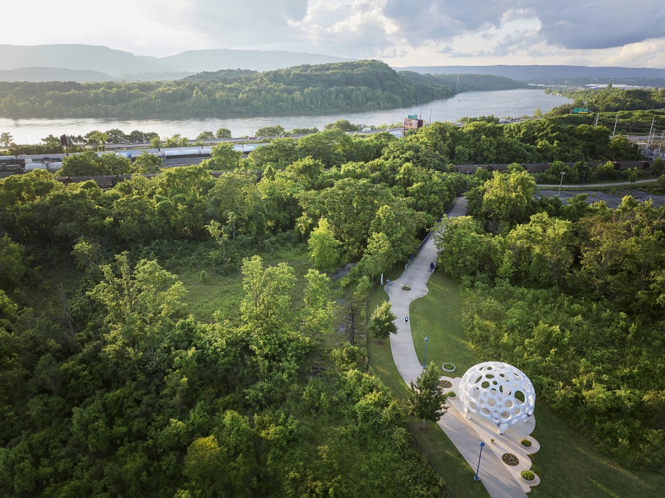 “月升之境”装置，美国 / MARC FORNES / THEVERYMANY