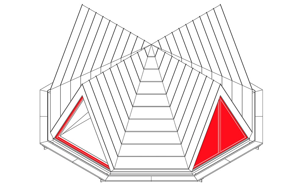 pinwheel shelter by ex