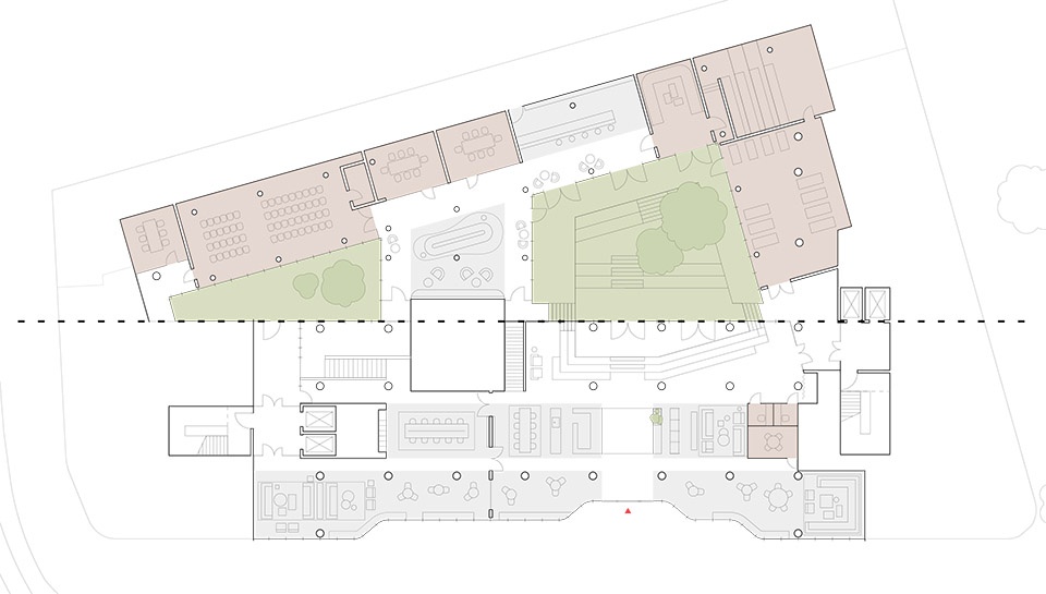 shared amenity spaces by bruzkus greenberg