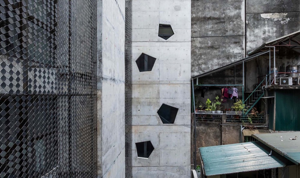 concrete flakes by g8a architecture urban planning
