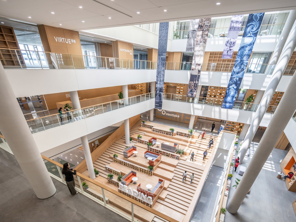 the westlake university library by uad