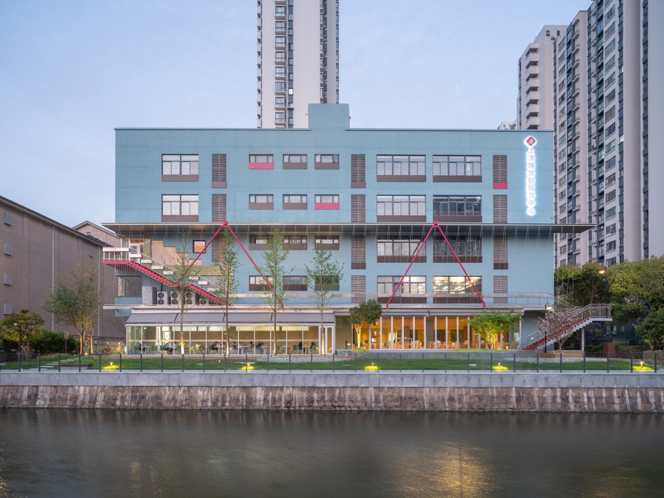 shangao canal social service center by atelier liuyuyang