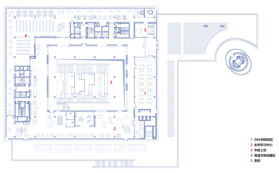 the westlake university library by uad