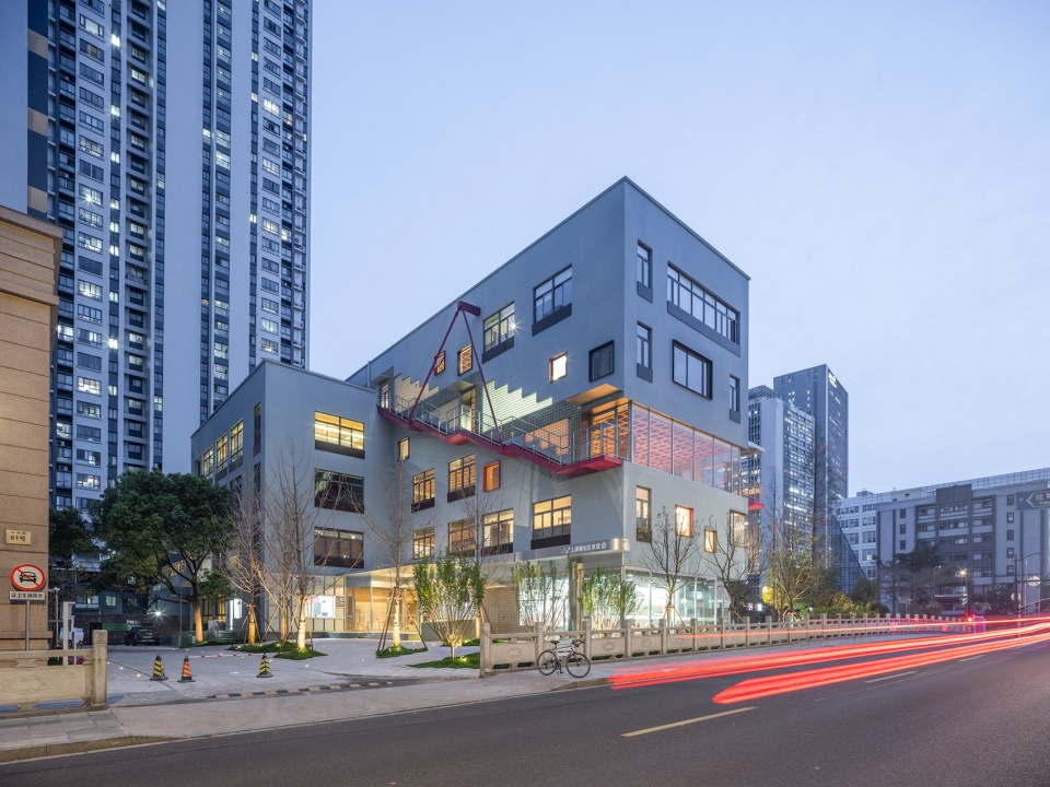 shangao canal social service center by atelier liuyuyang