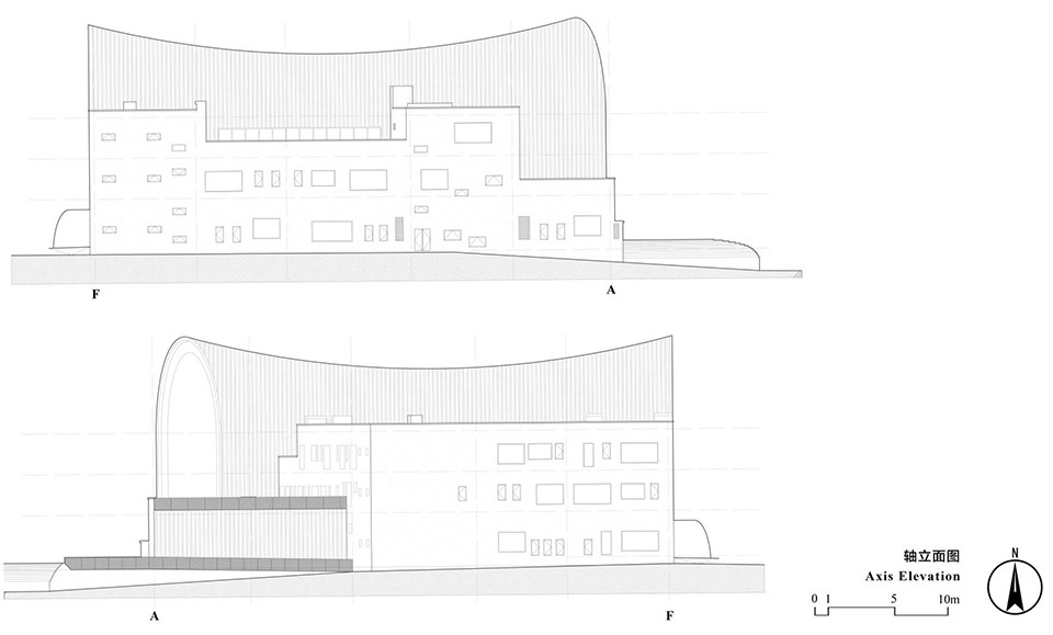 yungang grottoes culture heritage conservation center by do union