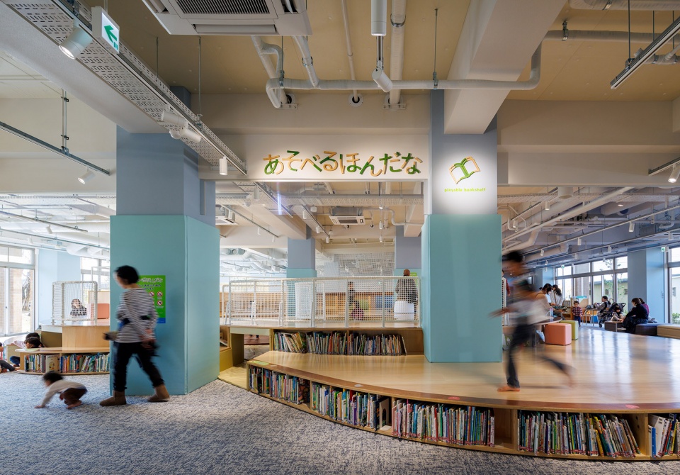 chikujo town public library by kengo kuma