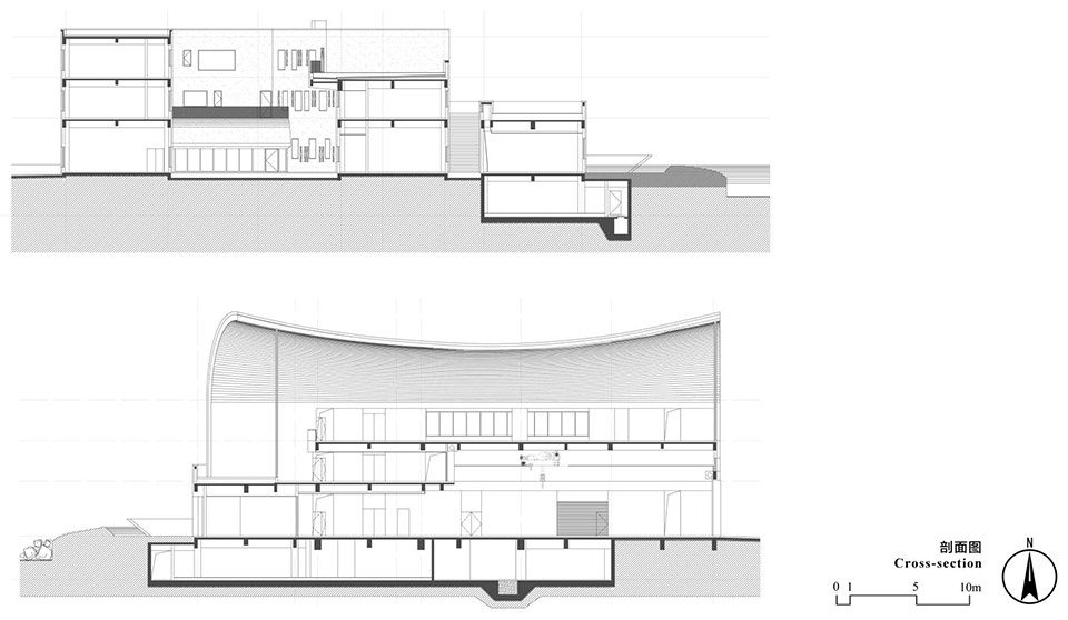yungang grottoes culture heritage conservation center by do union