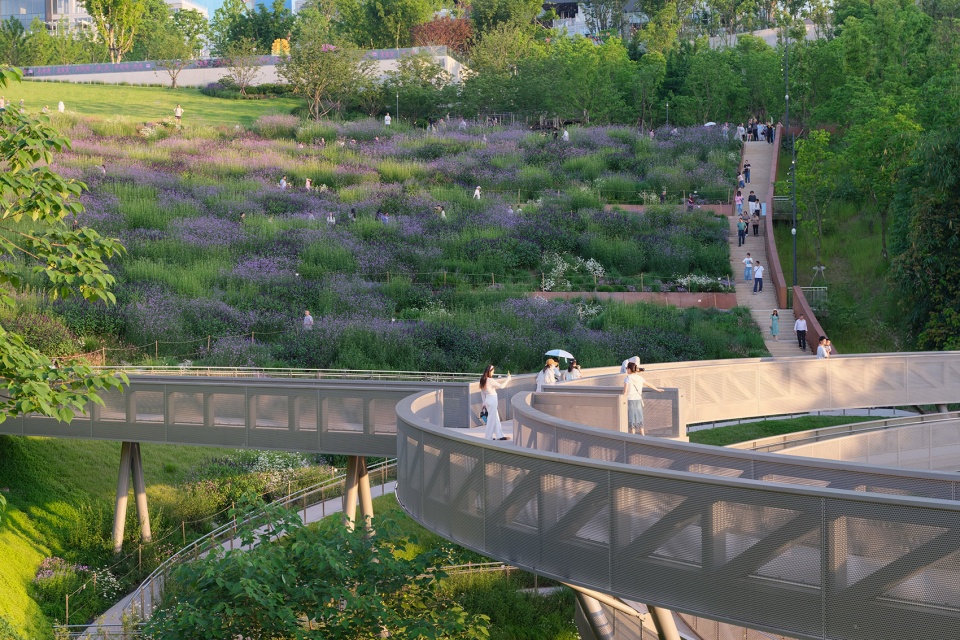 chongqing luxerivers green heart park by chongqing tianhua horticulture