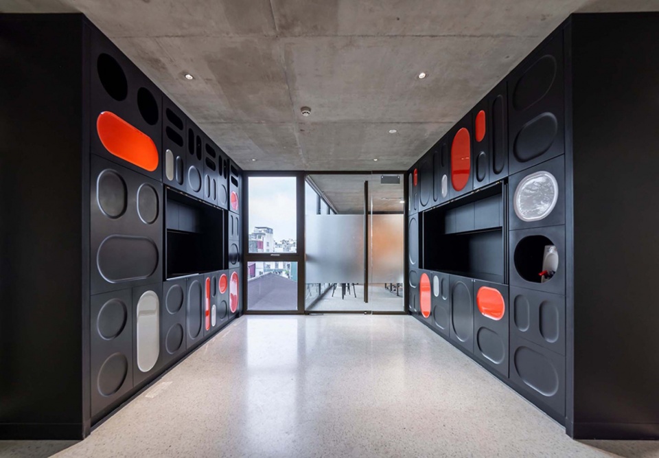 concrete flakes by g8a architecture urban planning