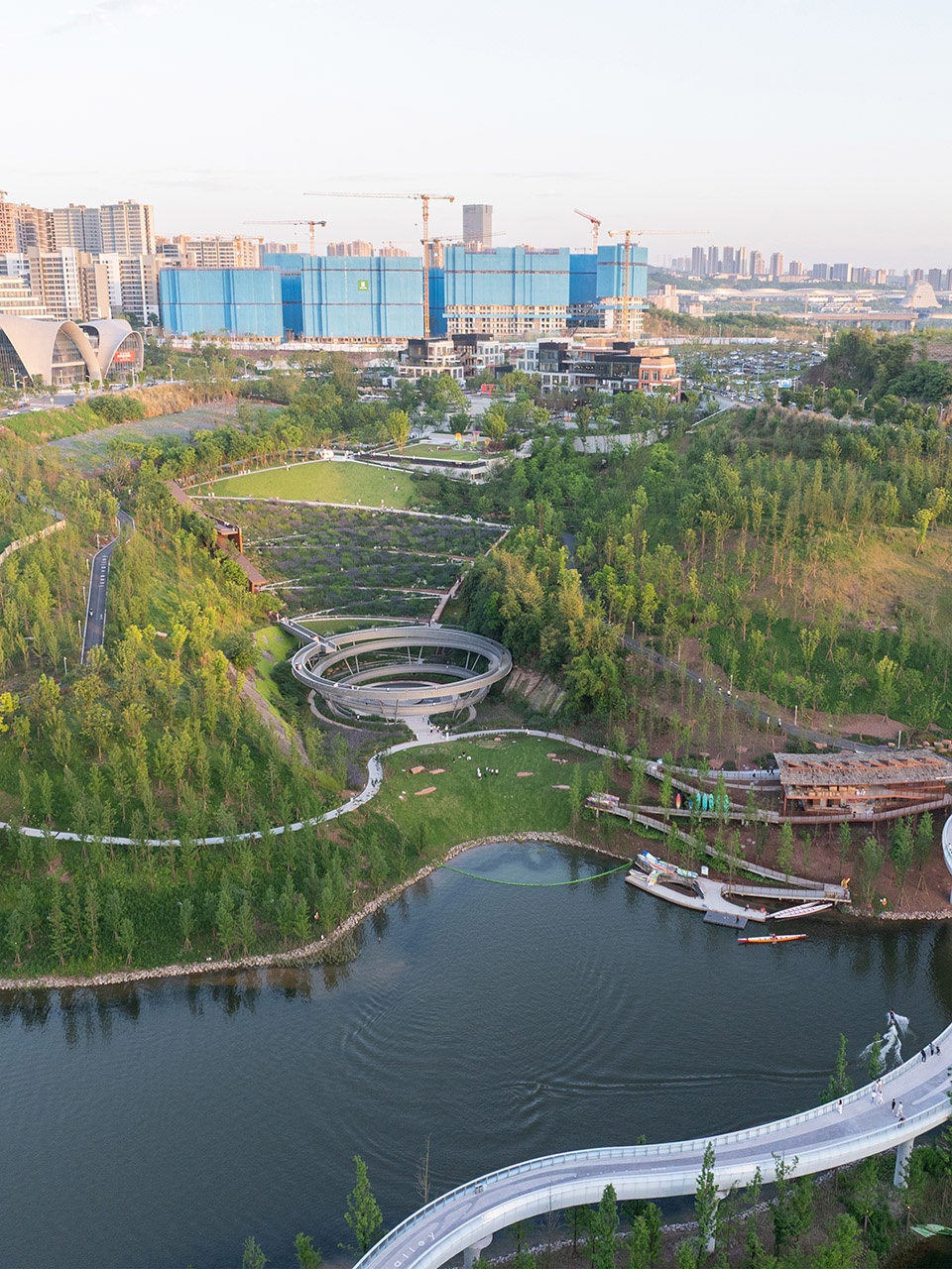 chongqing luxerivers green heart park by chongqing tianhua horticulture