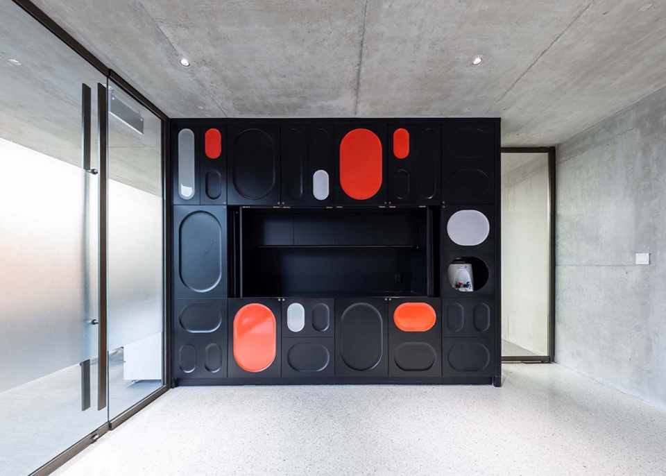 concrete flakes by g8a architecture urban planning