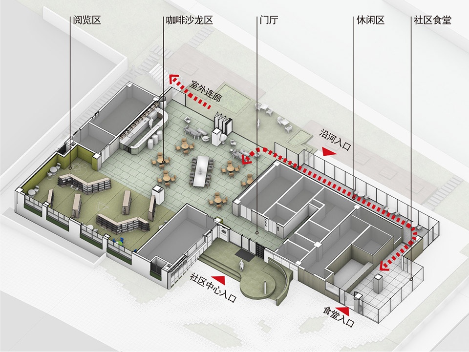 shangao canal social service center by atelier liuyuyang