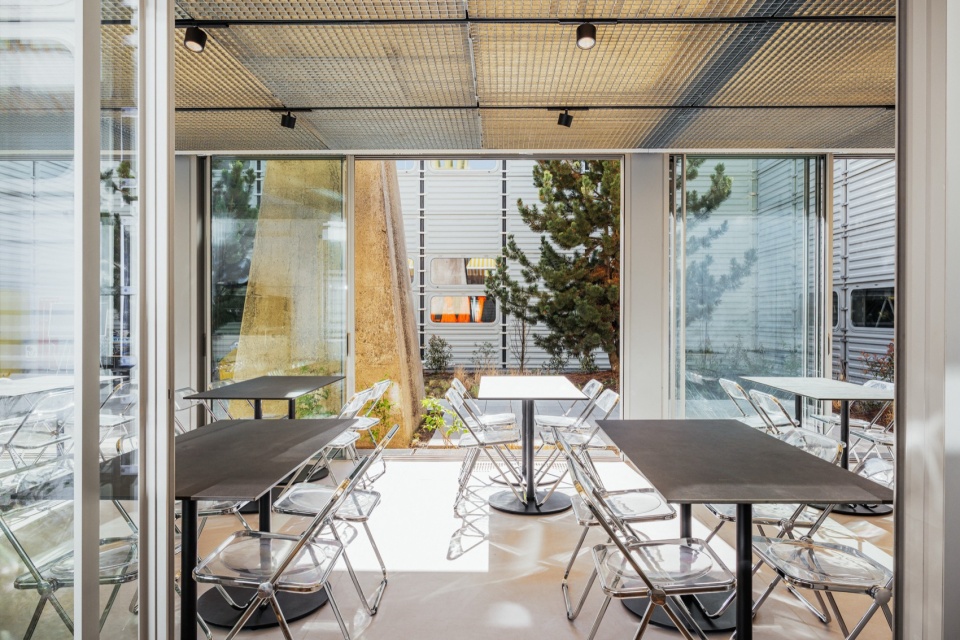 Modular Pavilion Cologne by Dietsch Vilaca Hauptstadt Studio Berlin