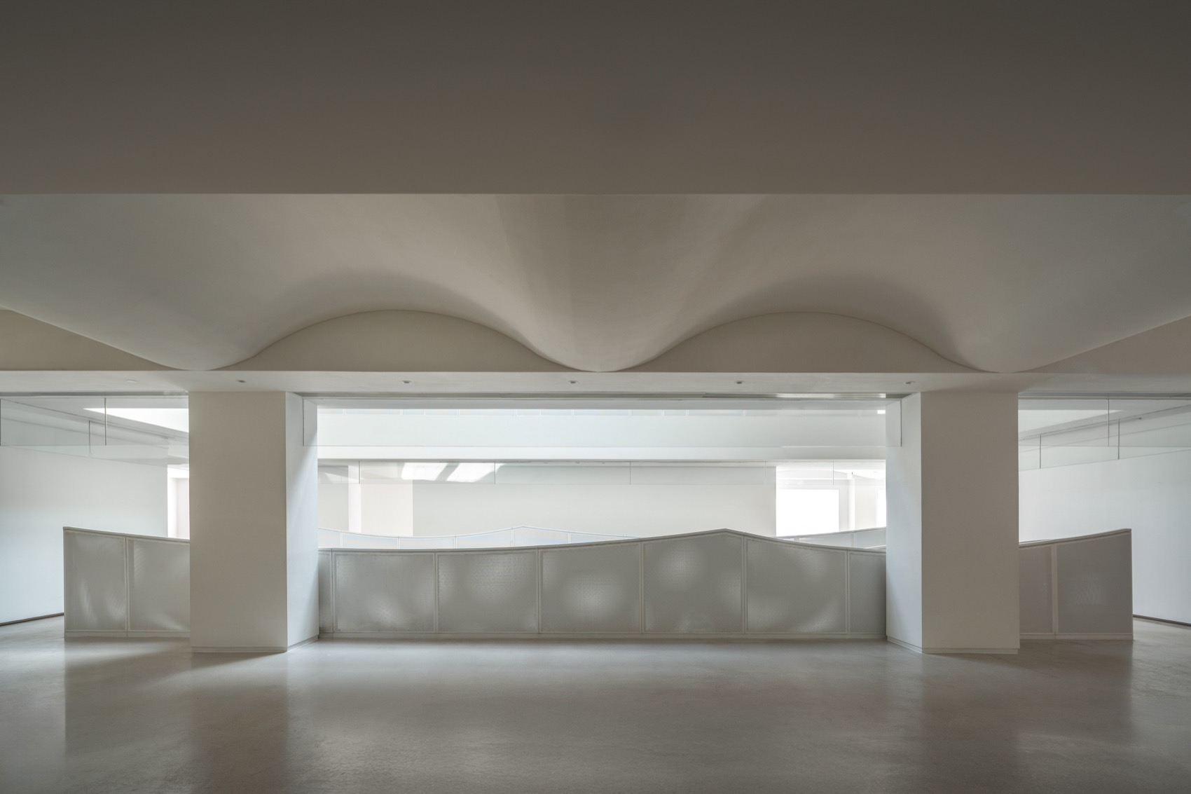 Overlapping Waves Entering the Pavilion