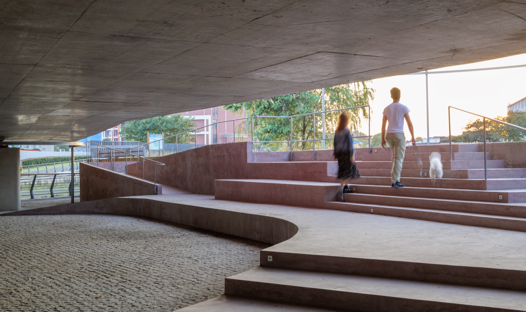 Arena Under Bridge